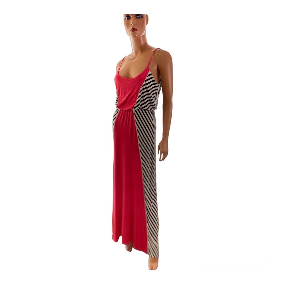 Bar Lii Maxi Dress Womens Size Medium M Stretch Pink Jersey